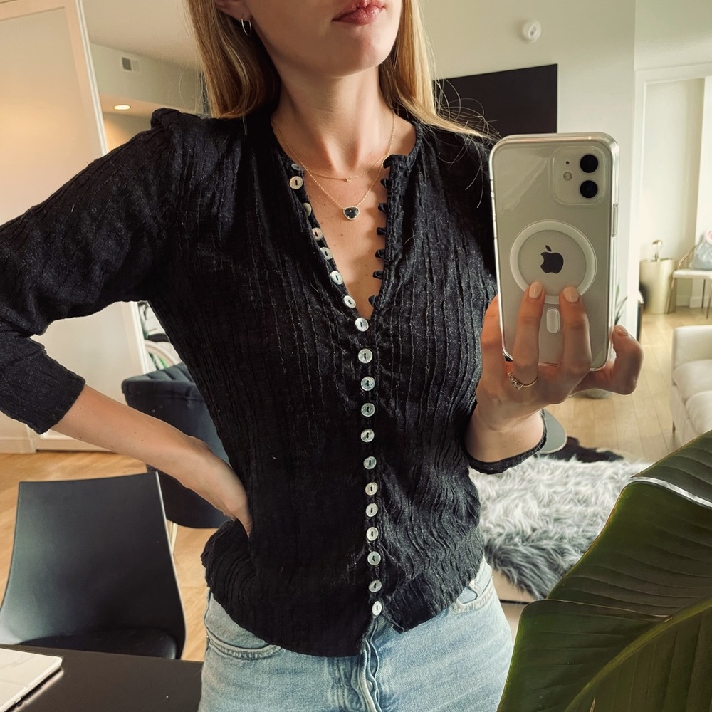 Grey Zara Henley